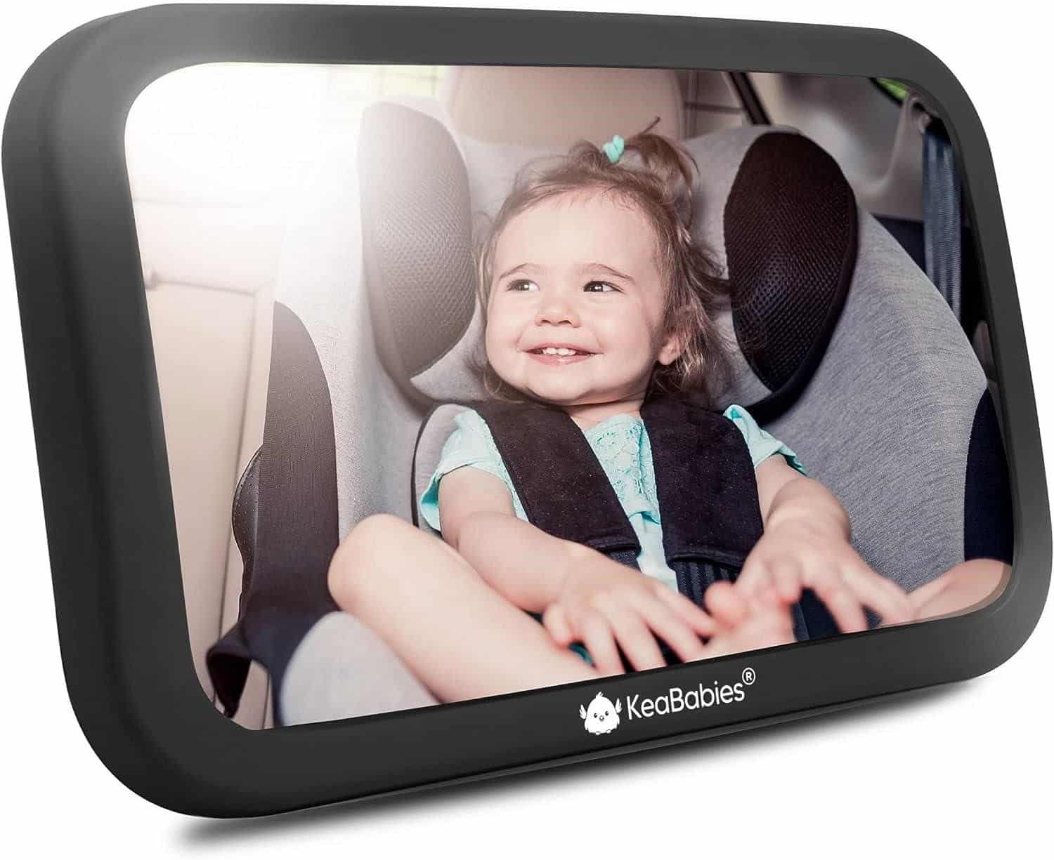 KeaBabies Baby Car Mirror - Shatter Resistant