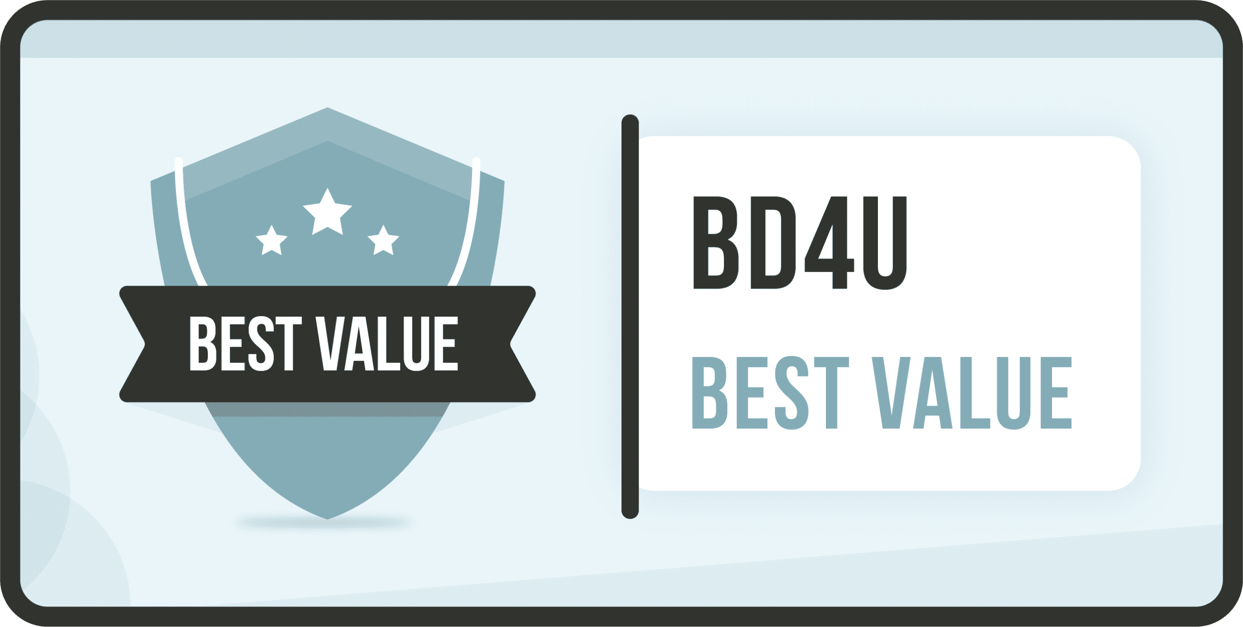 best value BD4U award