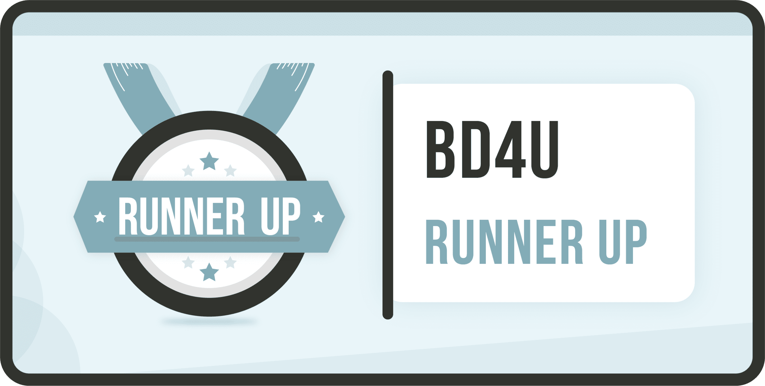 runner up BD4U award