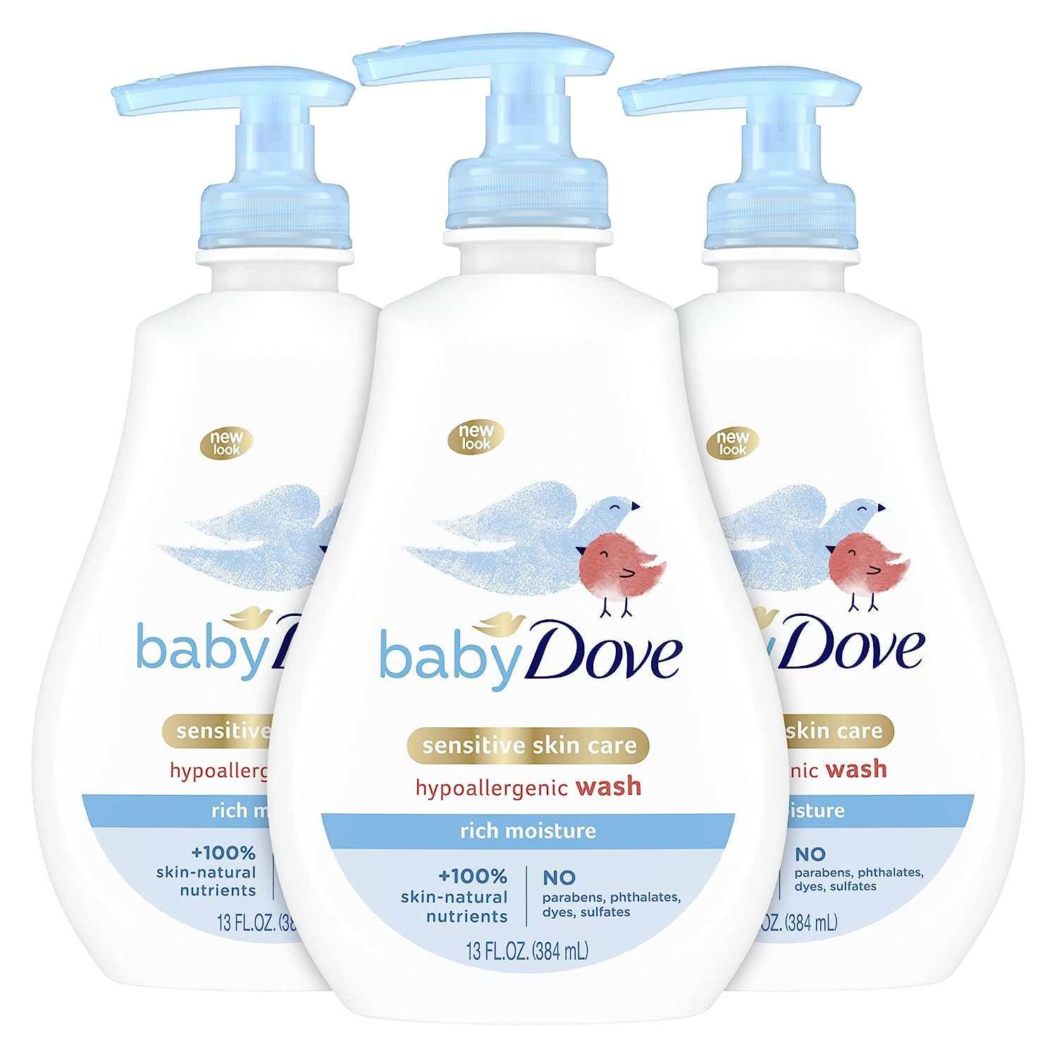 Baby Dove Body Wash and Shampoo