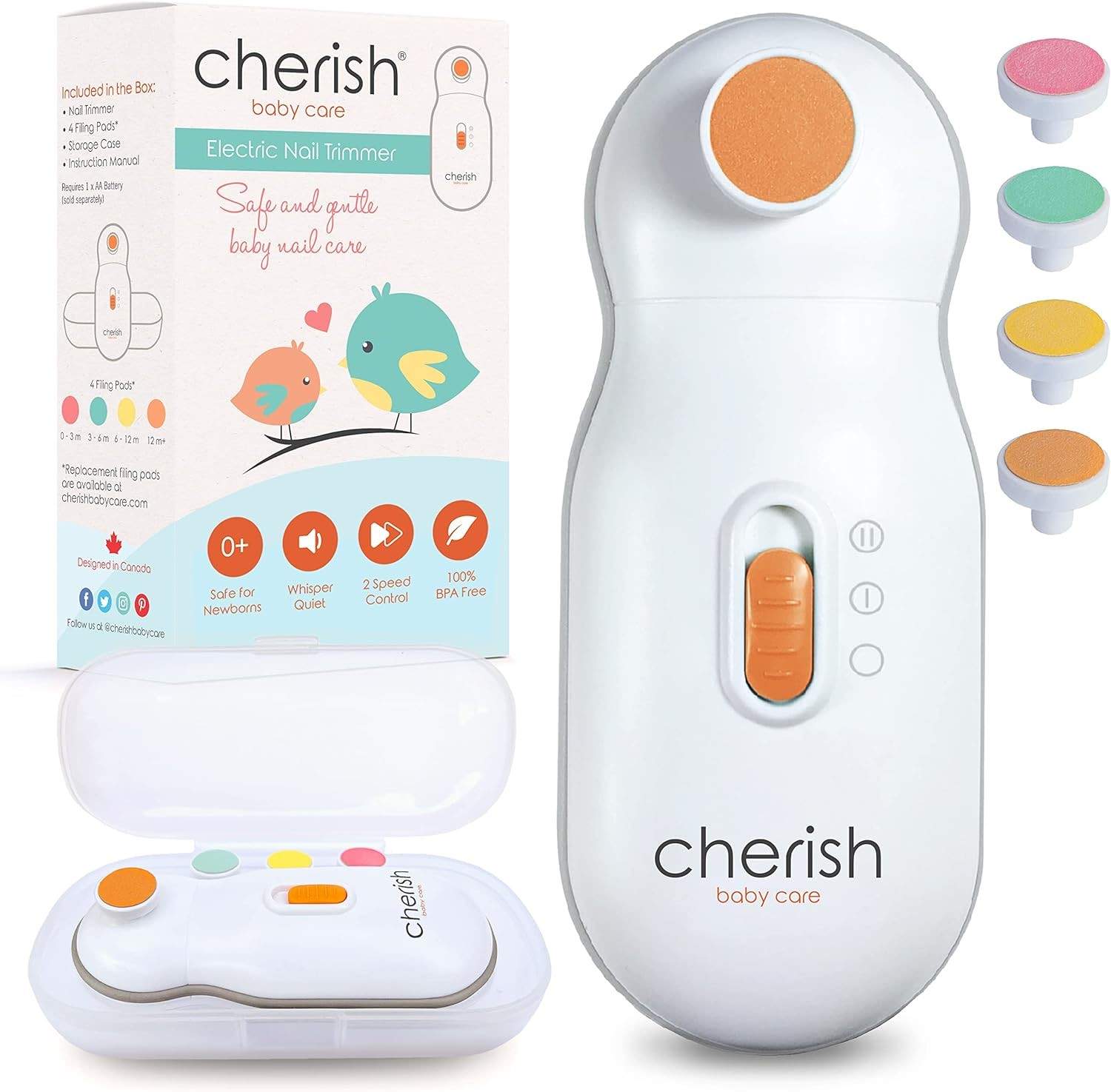 Cherish Baby Electric Nail Trimmer