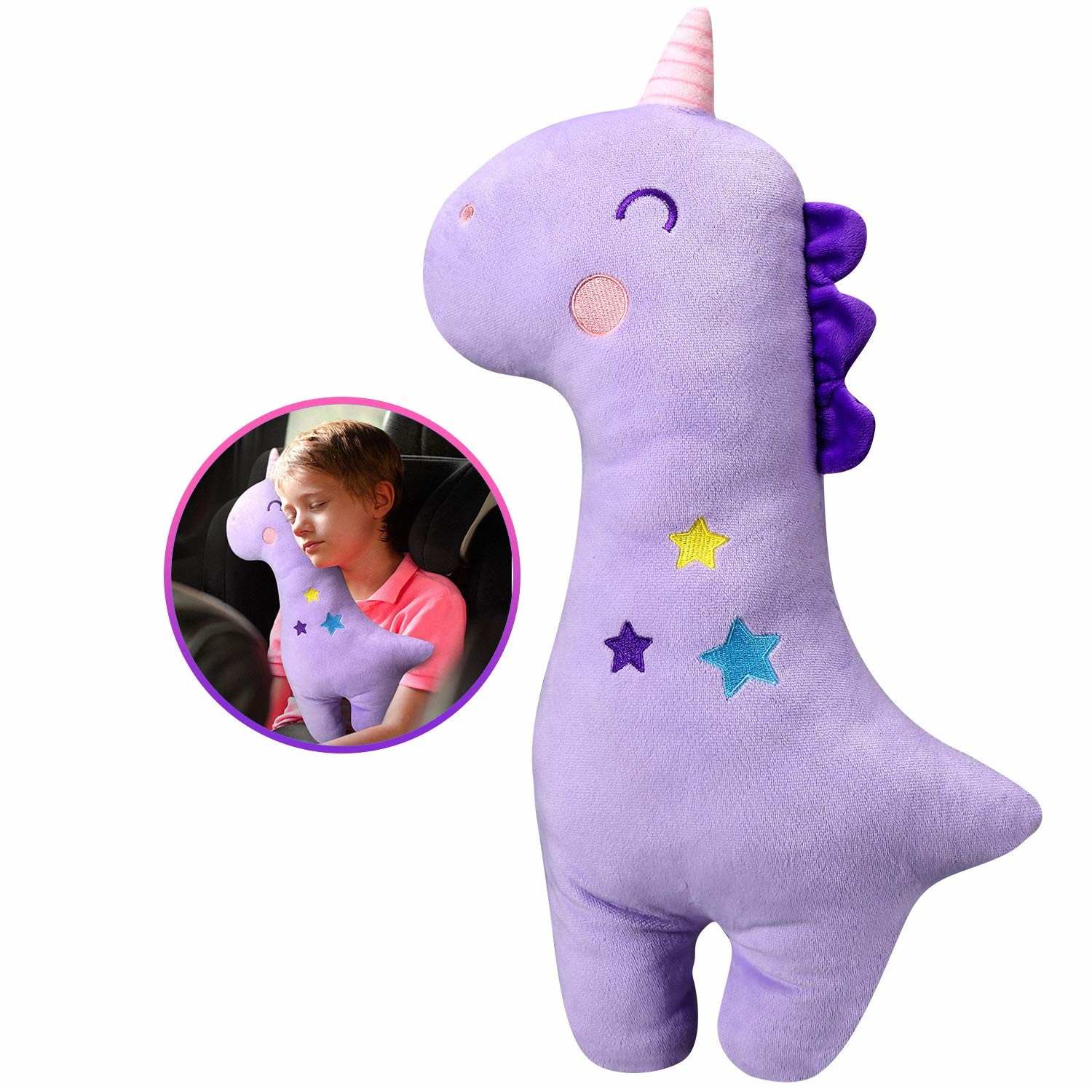 Farochy Unicorn Seat Belt Pillow