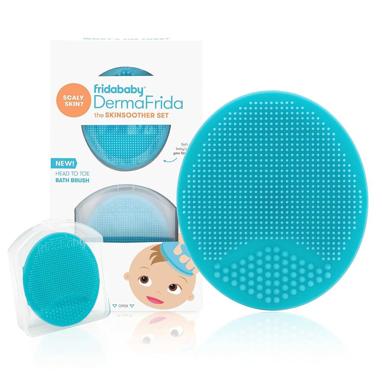 Frida Baby SkinSoother Silicone Brush