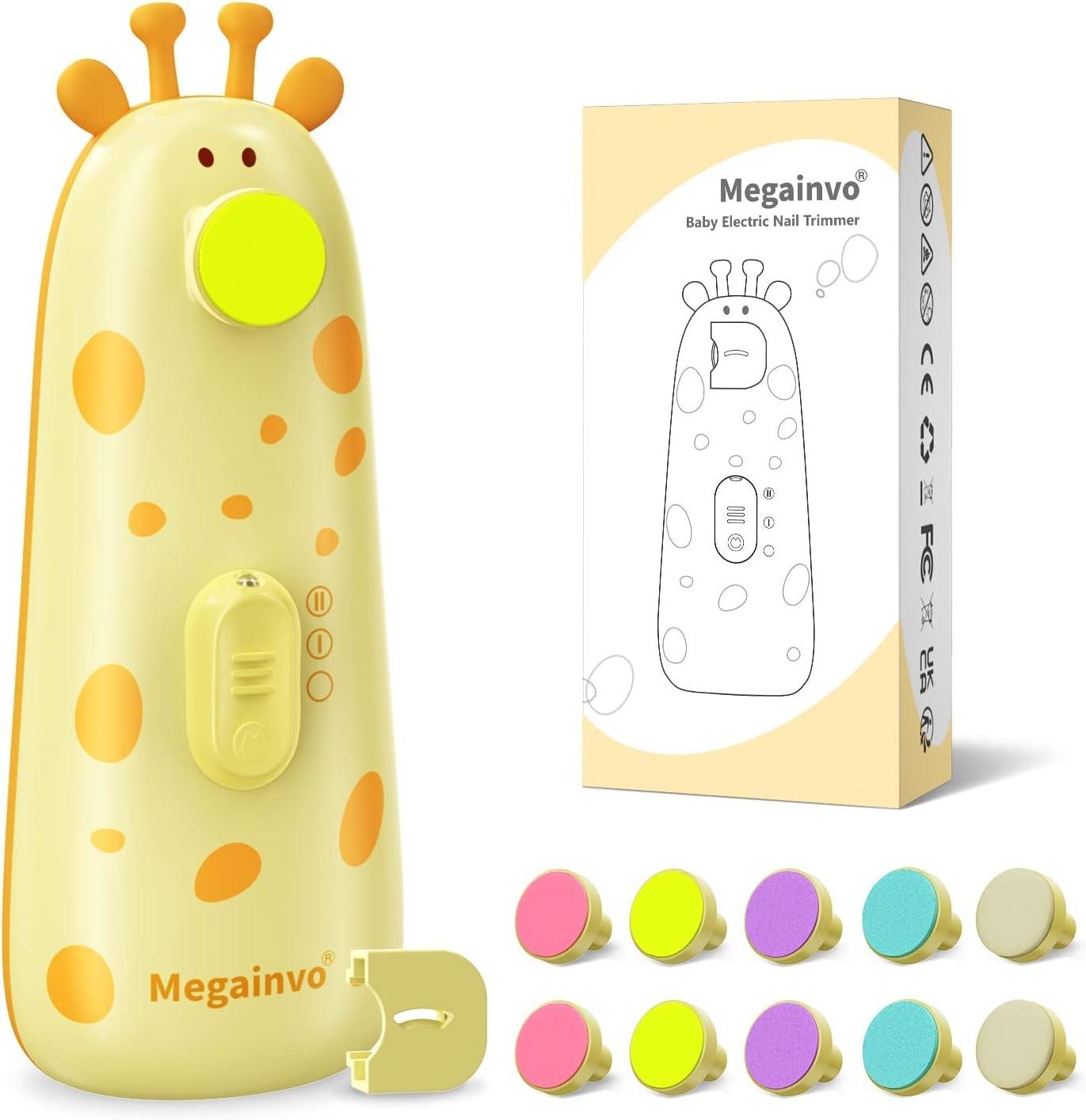 Megainvo Baby Electric Nail Trimmer