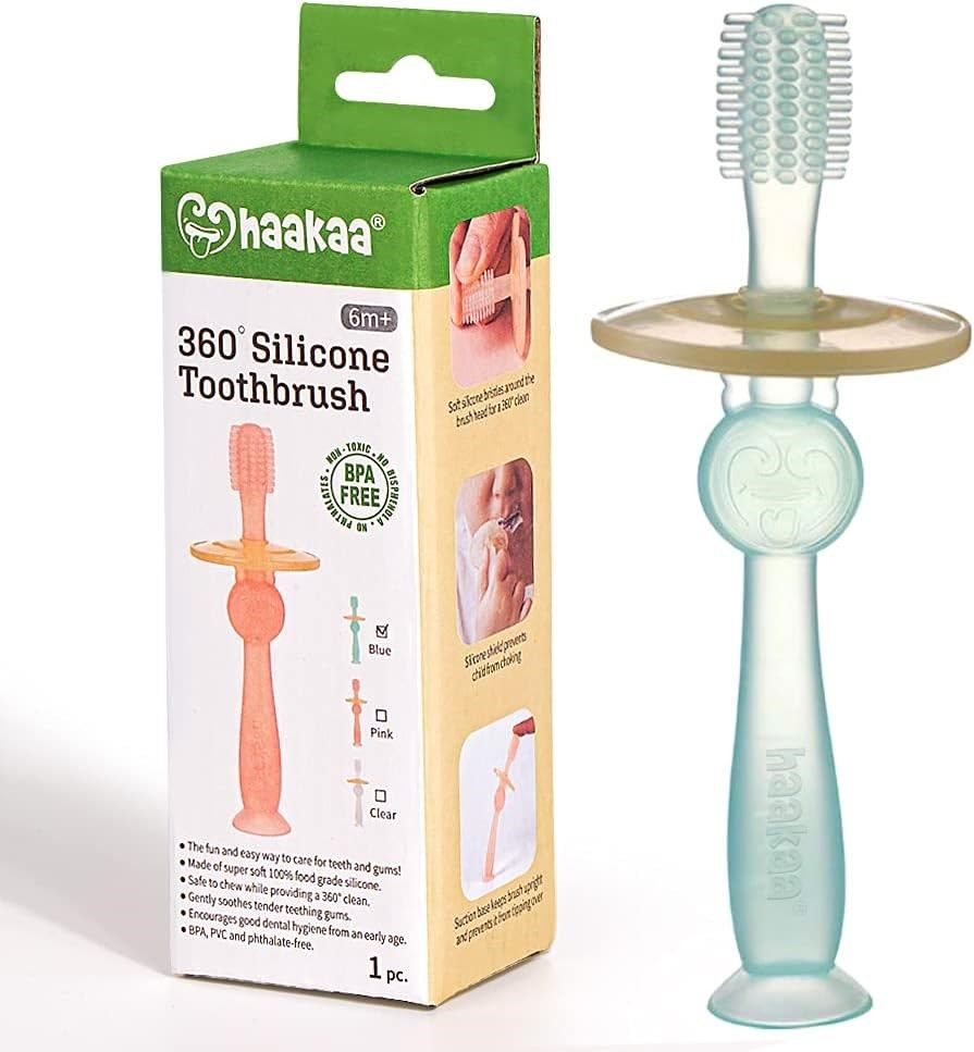Haakaa 360° Silicone Baby Toothbrush