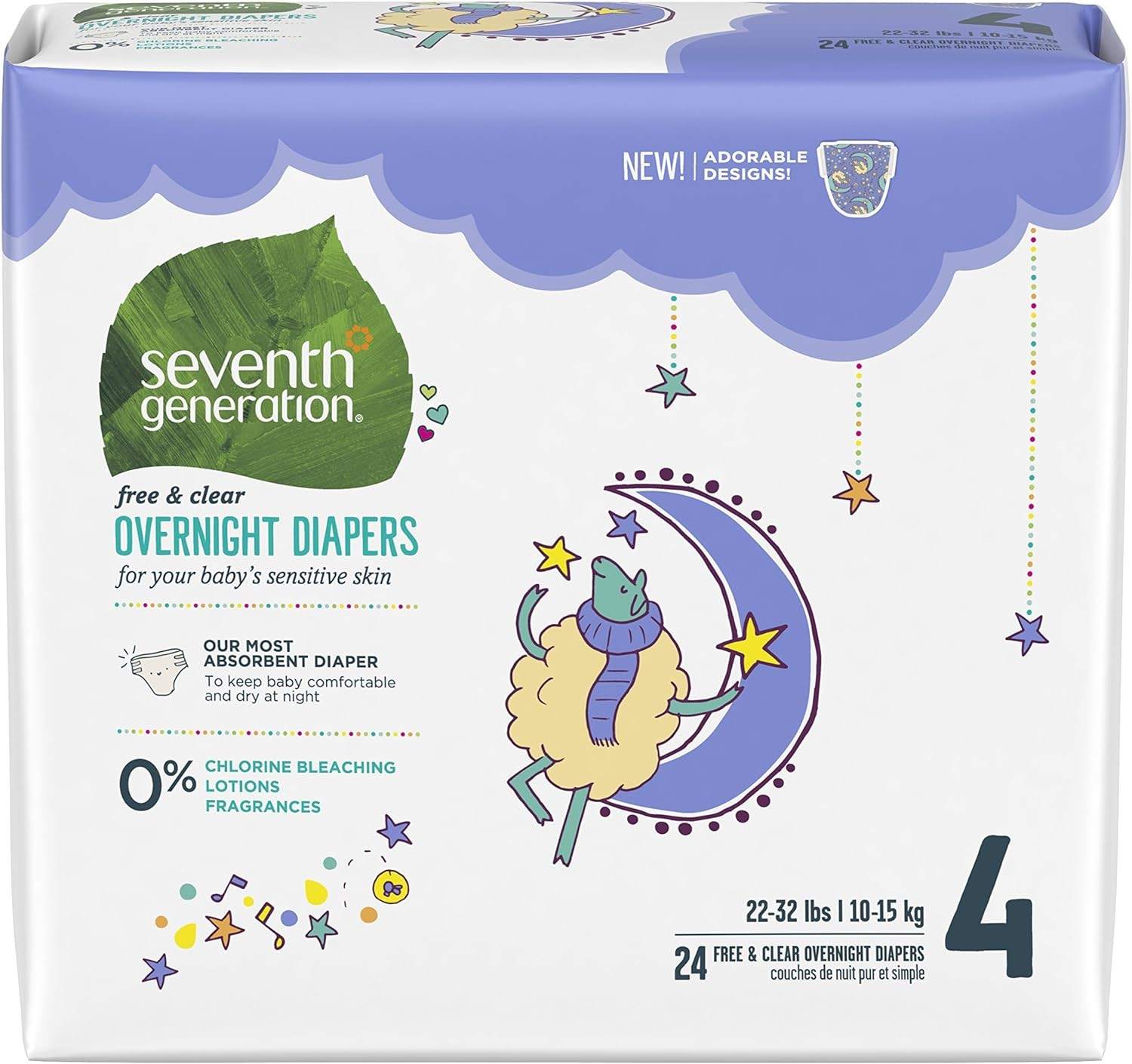Seventh Generation Overnight Diapers