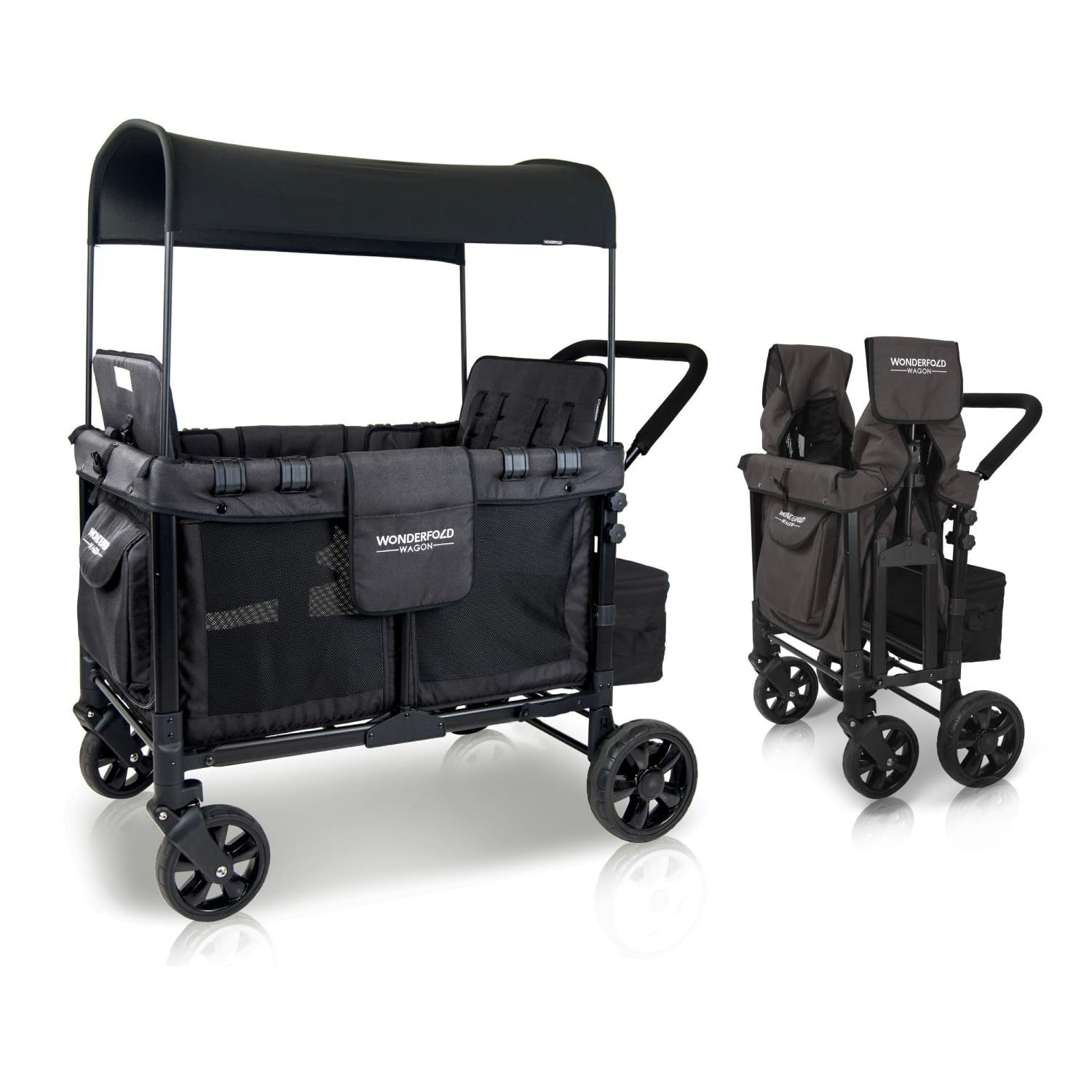 WONDERFOLD Quad Stroller Wagon