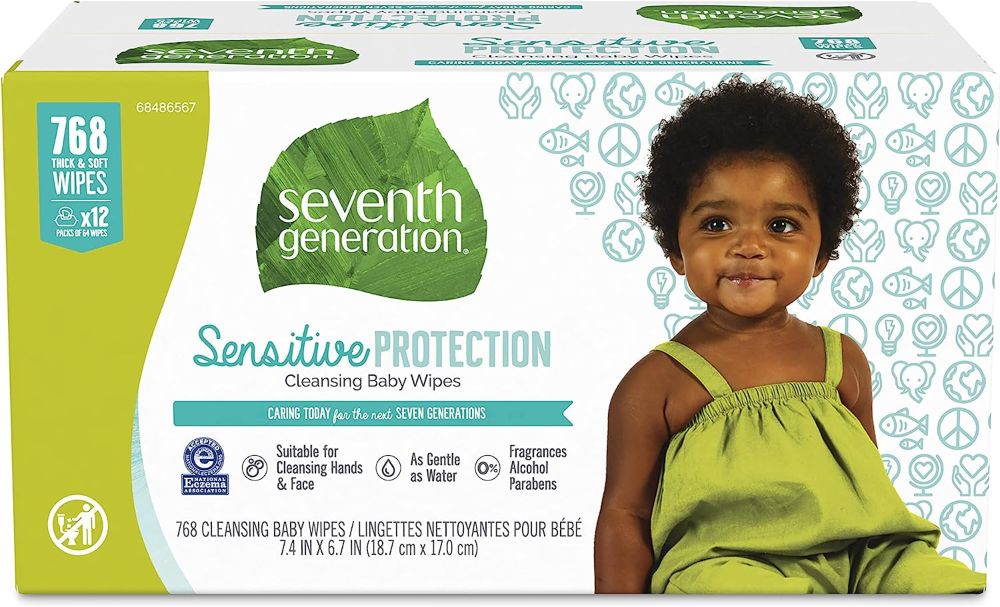 seventh generation baby wipes - unscented