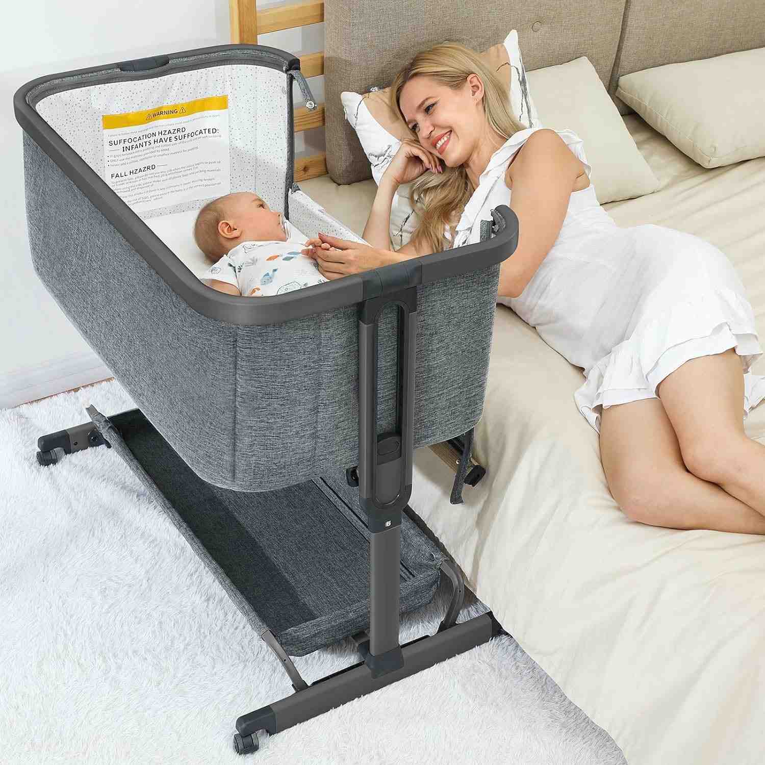 AMKE 3 in 1 Baby Bassinet