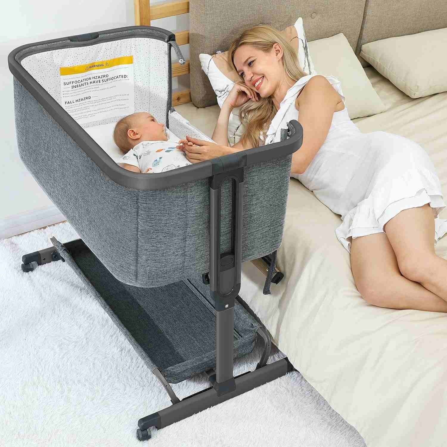 AMKE 3-in-1 Baby Cradle