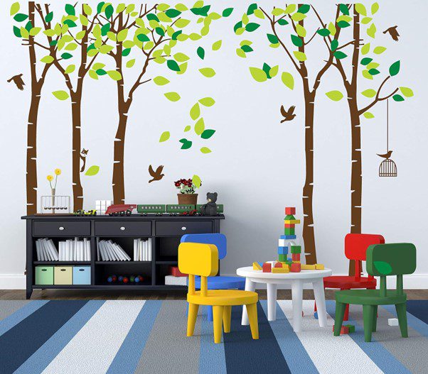 ANBER Giant Jungle Tree Wall Decal