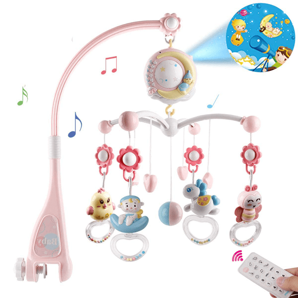 BOBXIN Baby Musical Crib Mobile