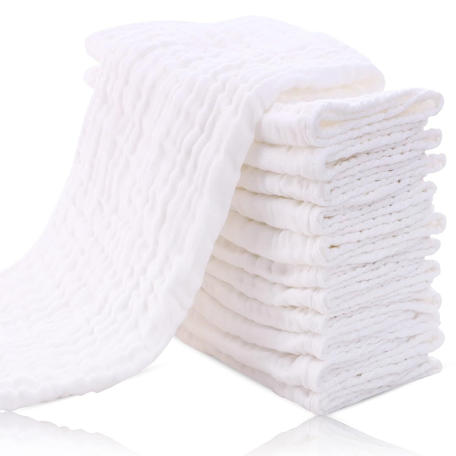 Cute Castle Muslin Burp Cloths