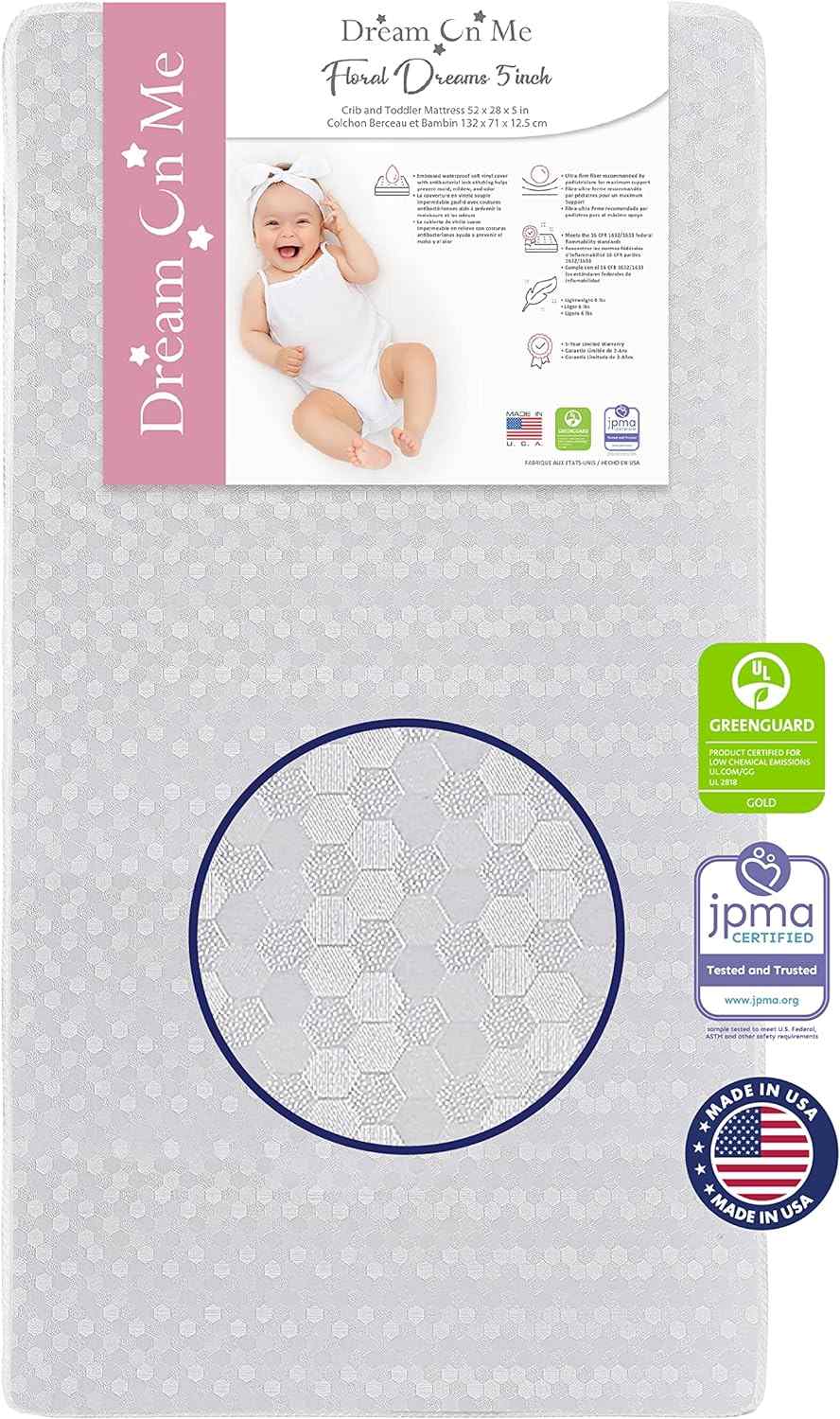 Dream On Me Baby Crib Mattress
