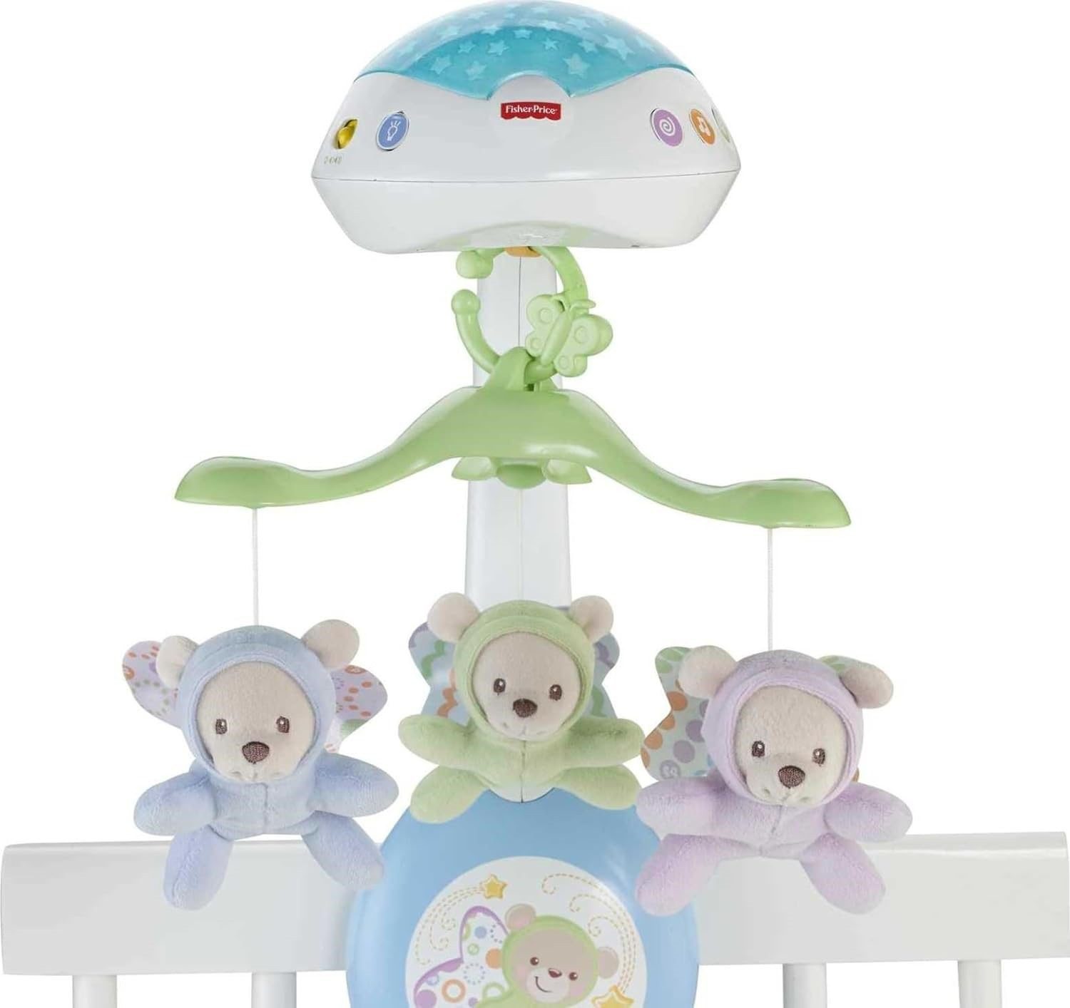 Fisher-Price 3-in-1 Projection Mobile Baby Crib Toy