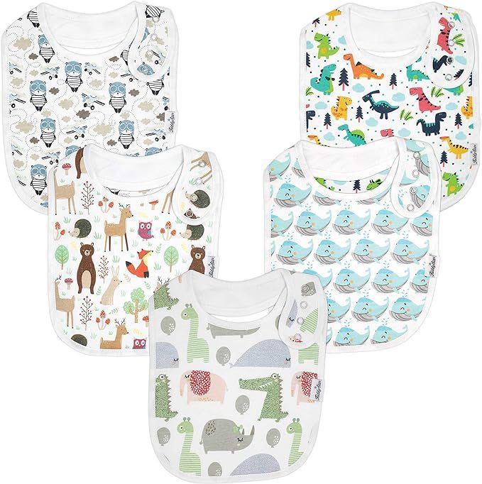 KiddyStar Organic Cotton Toddler Bibs