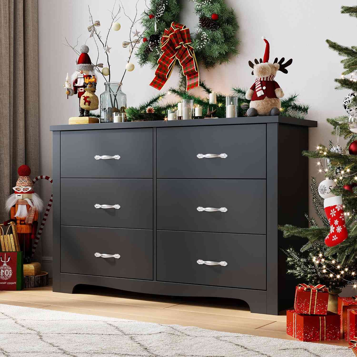 LINSY HOME 6 Drawer Dresser