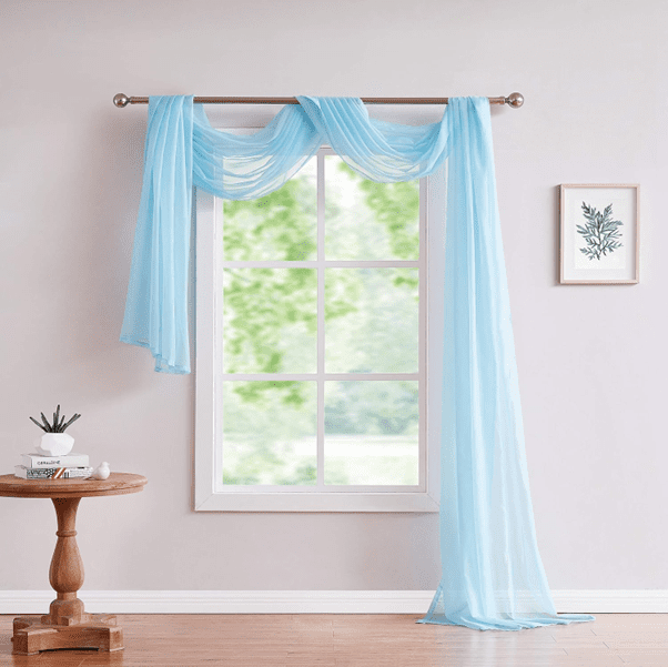 LinenZone Amazing Sheer Window Curtain