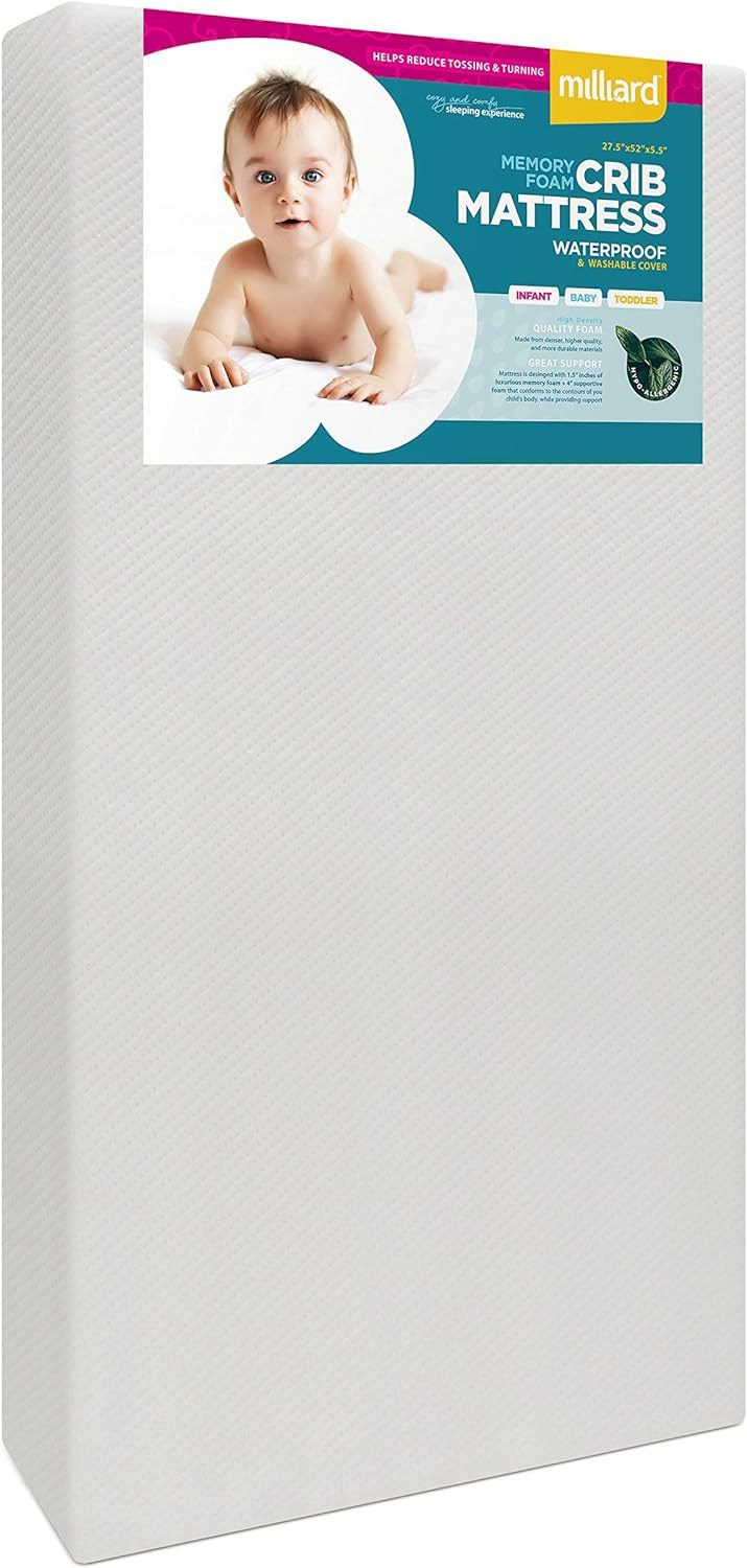Milliard Memory Foam Crib Mattress