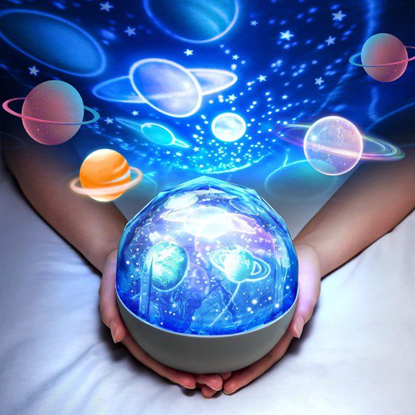 One Fire Solar System Projector Night Light