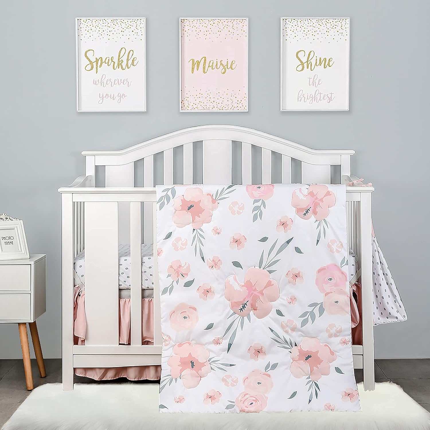 PINNKKU Crib Bedding Set
