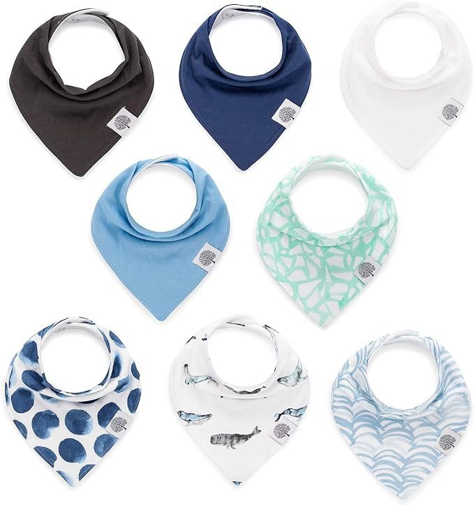 Parker Baby Bandana Drool Bibs