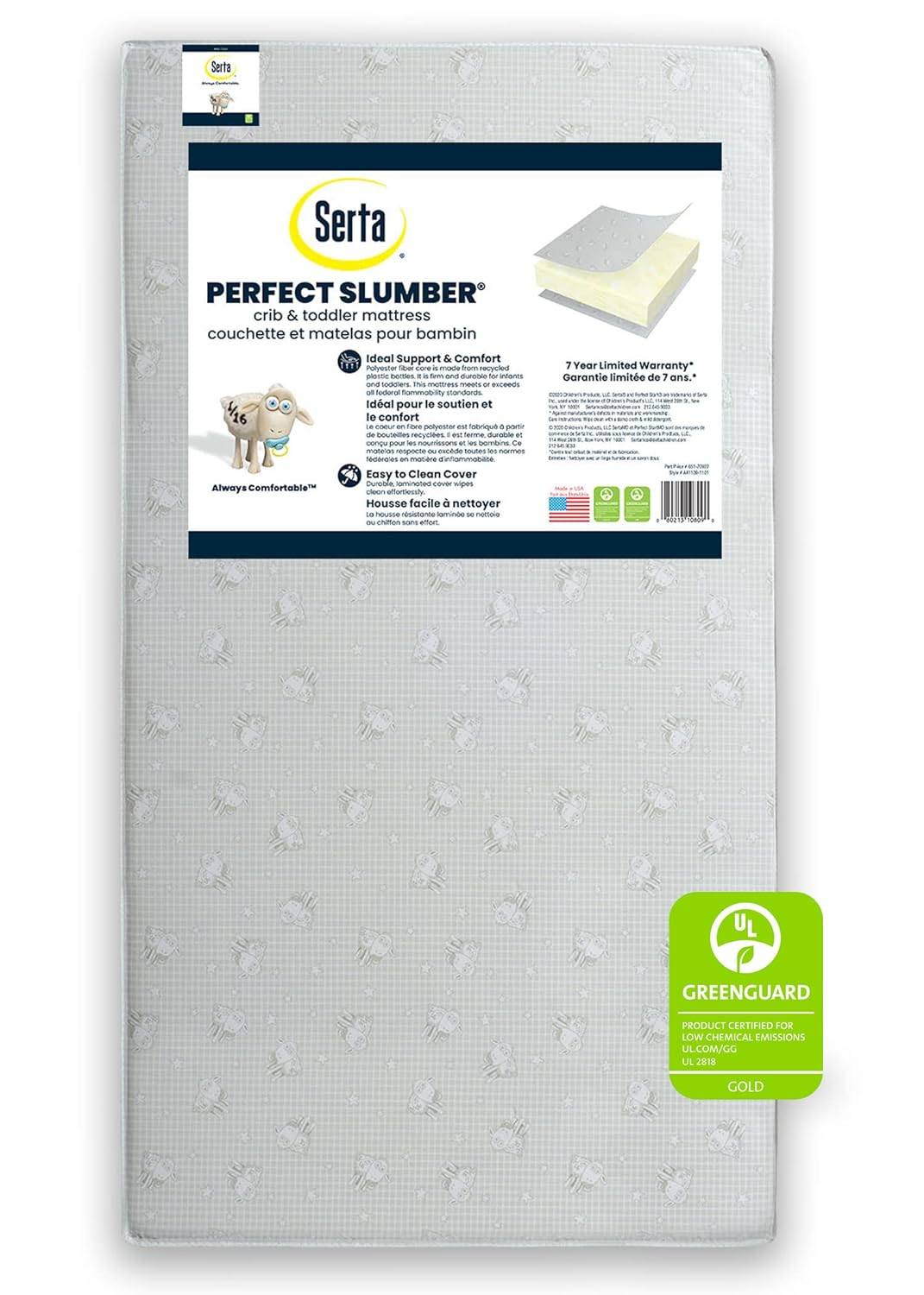 Serta Dual-Sided Crib Mattress