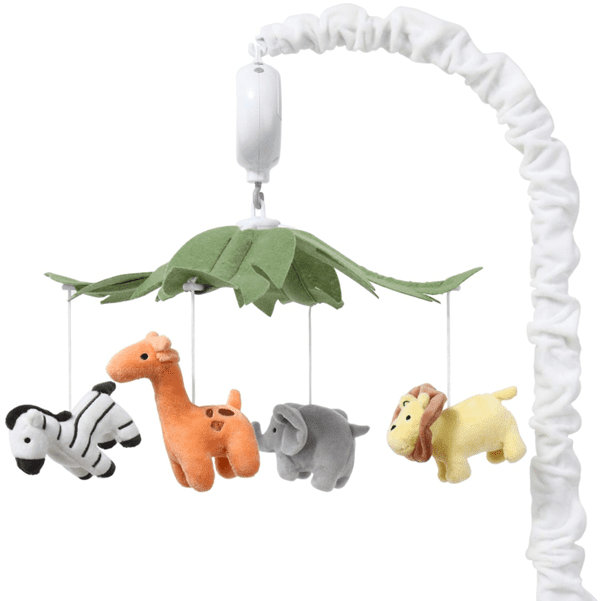 The Peanutshell Safari Animals Crib Mobile