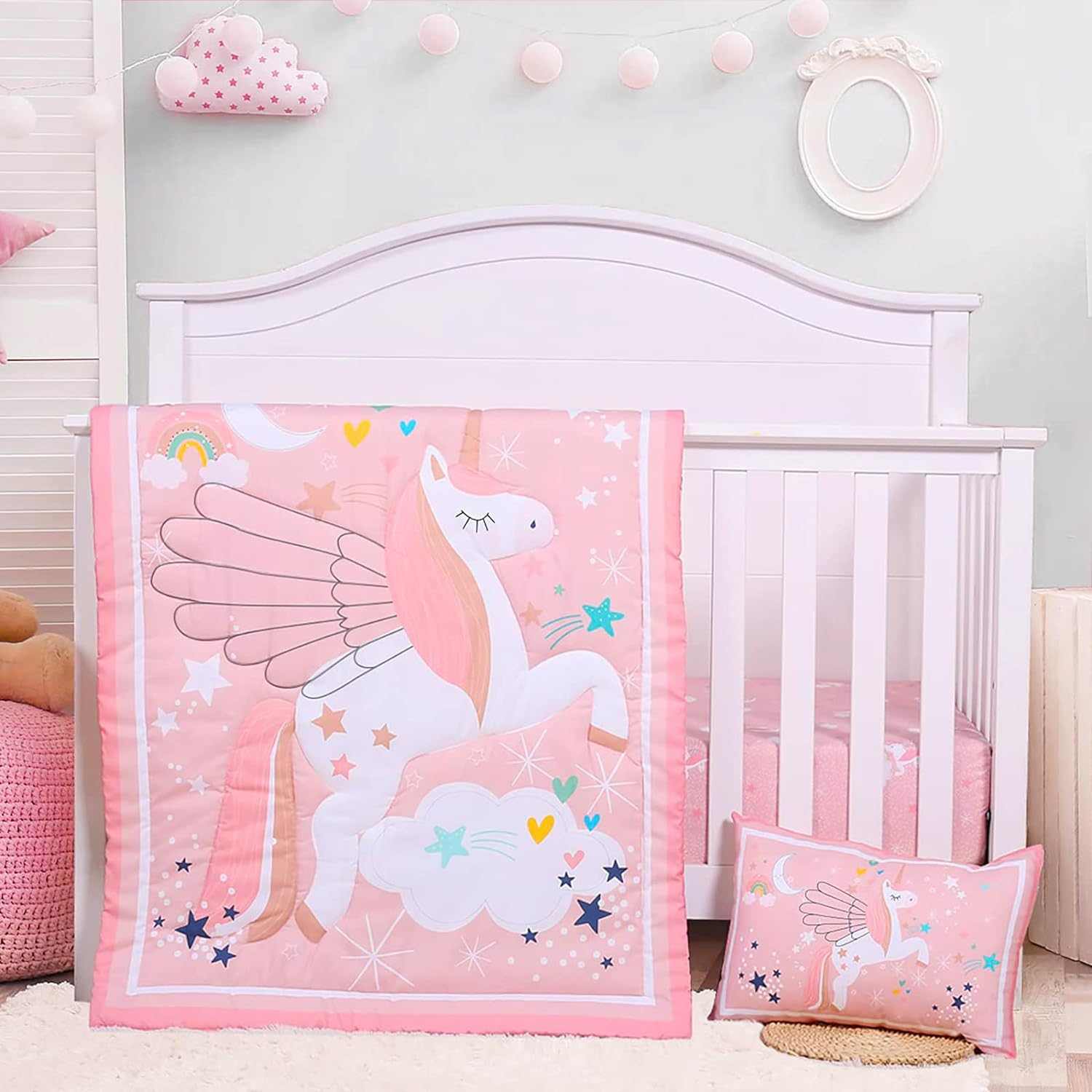 UOMNY Crib Bedding Set