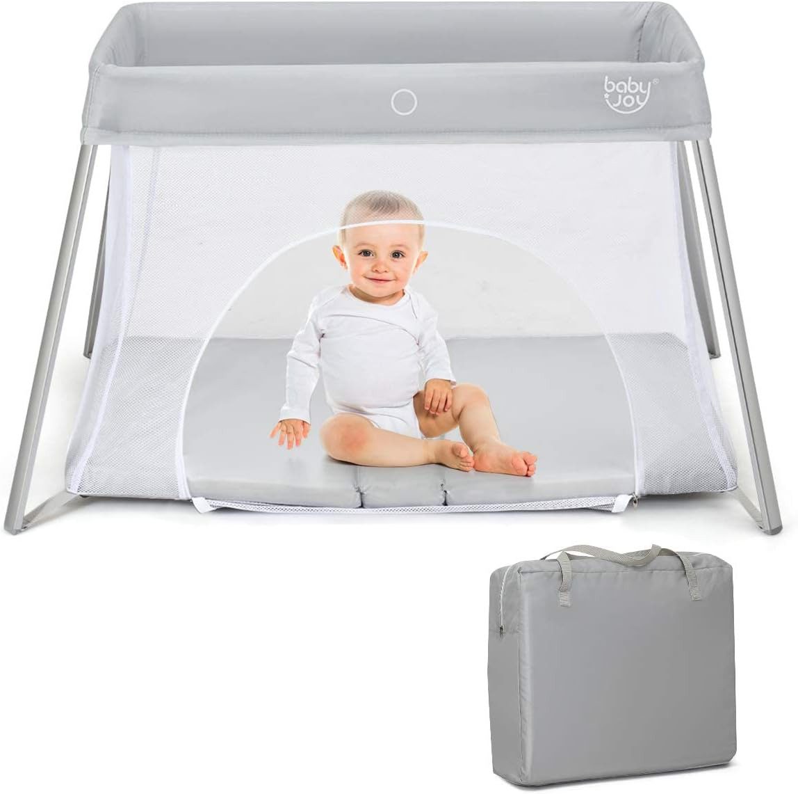 BABY JOY 2 in 1 Travel Crib