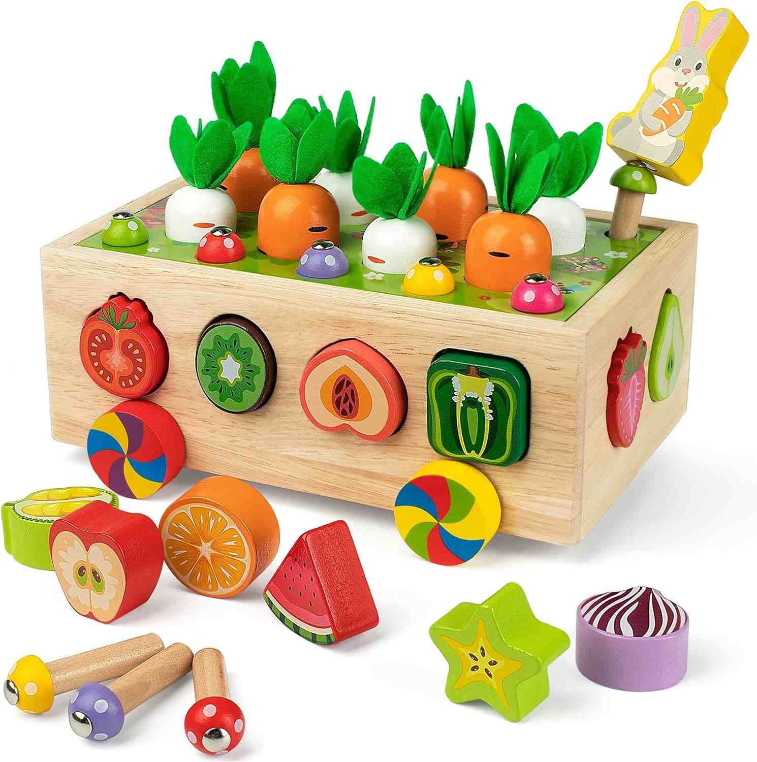 Coogam Montessori Carrot Game
