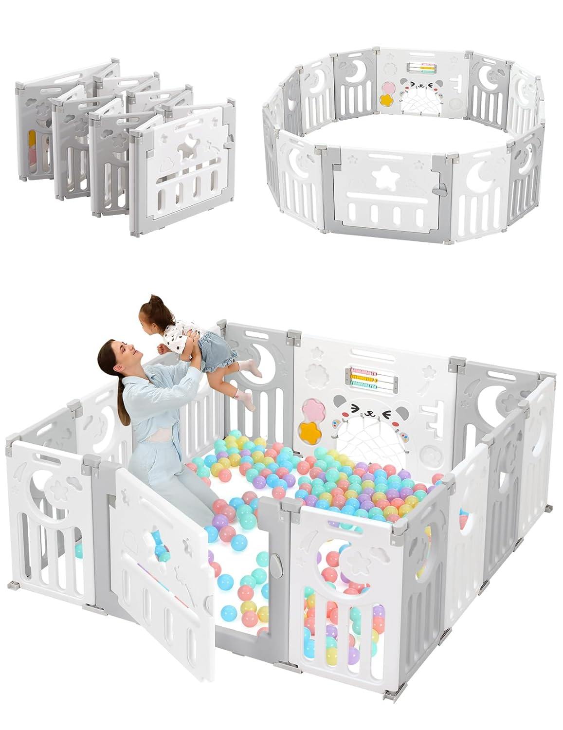 Dripex Baby Playpen