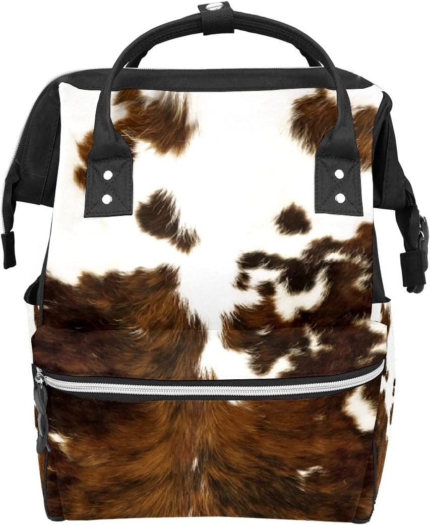 GACTIVITY Cowhide Diaper Backpack