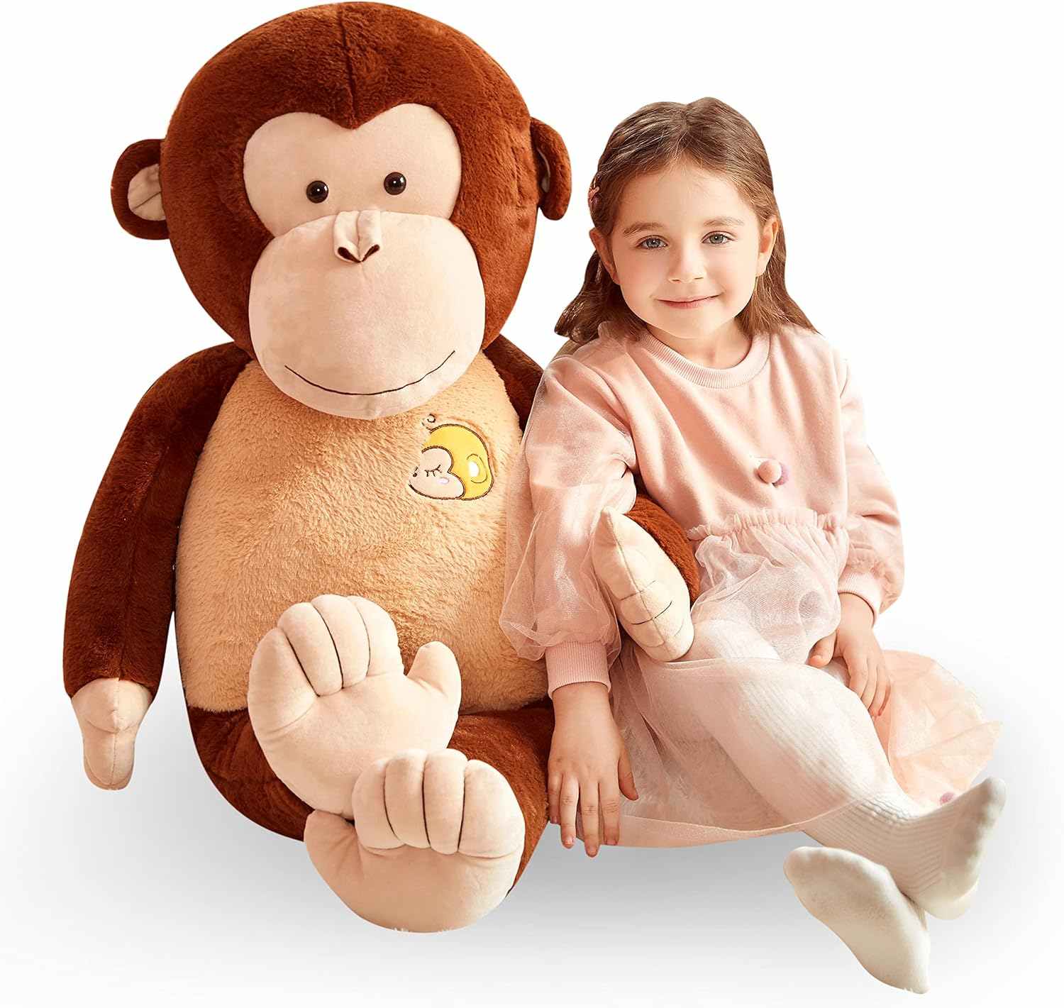 IKASA Large Monkey Stuffed Animal