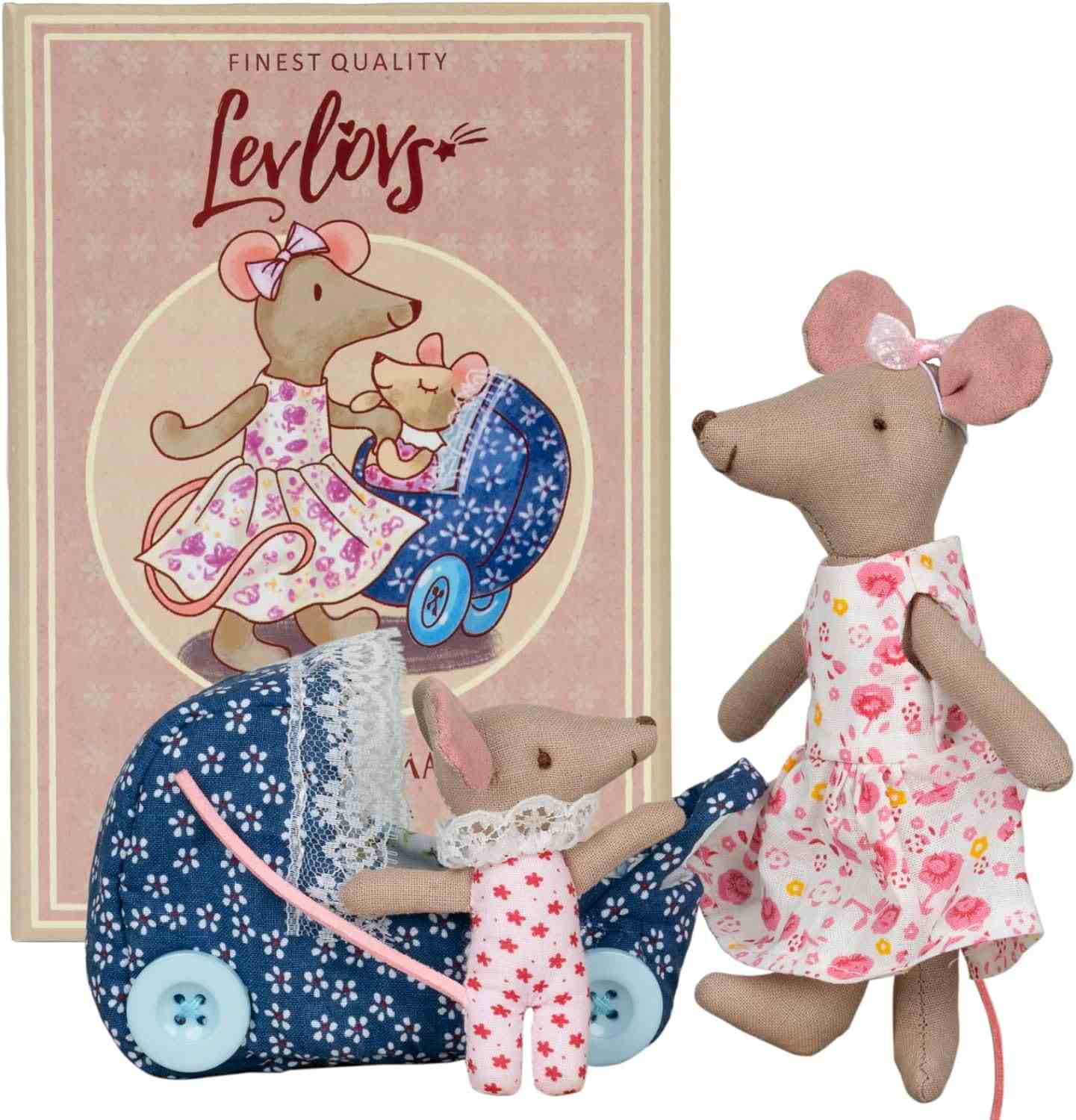 LEVLOVS Christmas Mouse in Matchbox