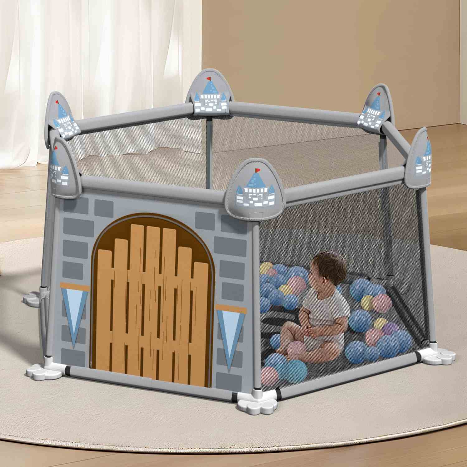 MFINE Baby Playpen