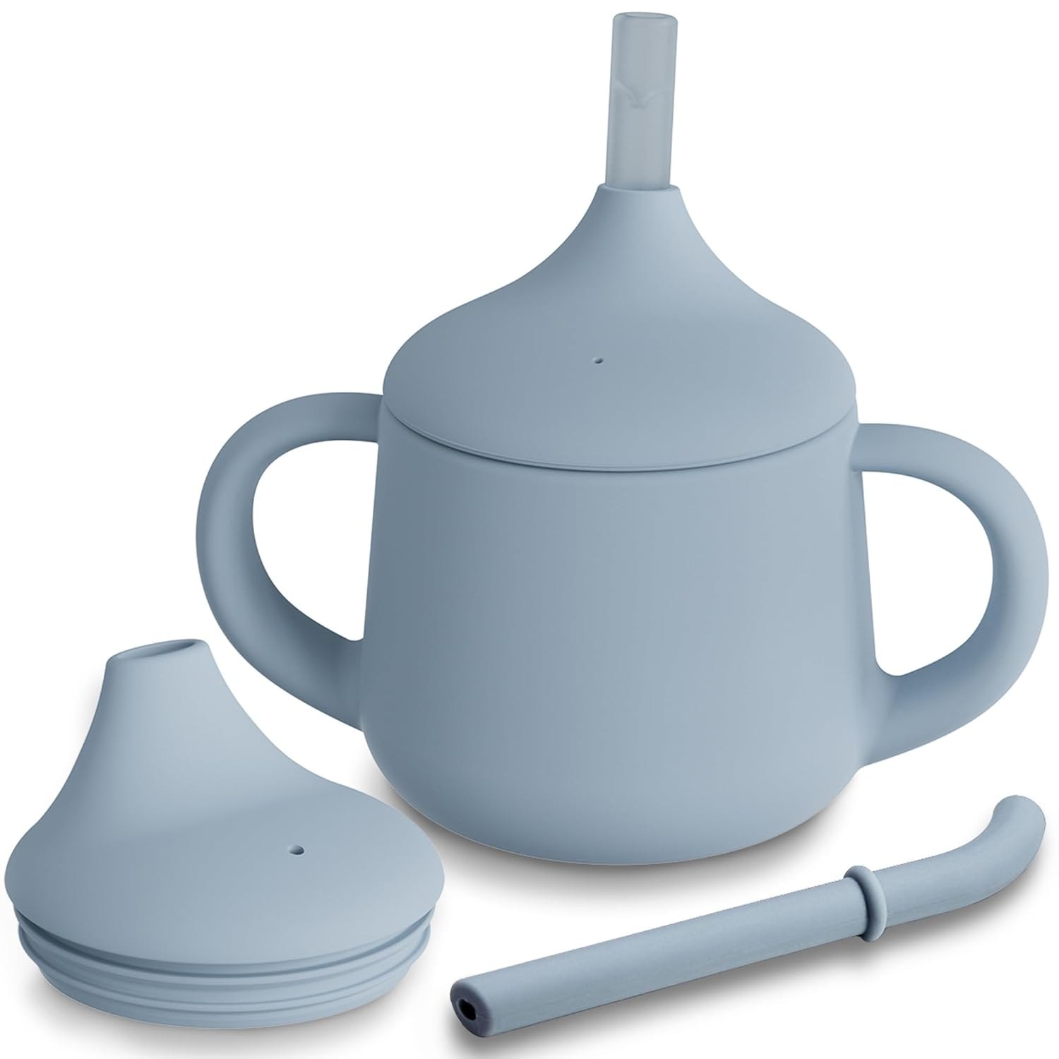 Moonkie Silicone Baby Sippy Cups