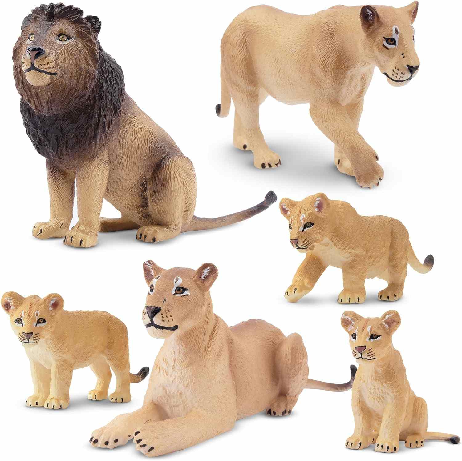 Toymany Realistic Lion Figurines