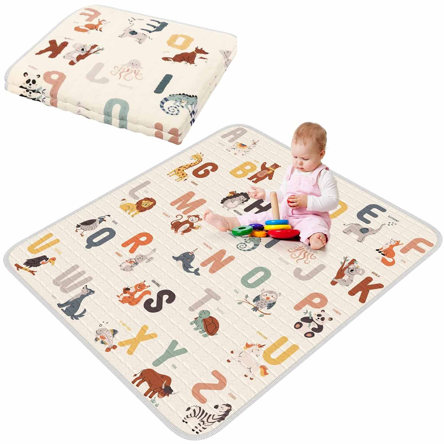 Funtery Woodland Animal Play Mat