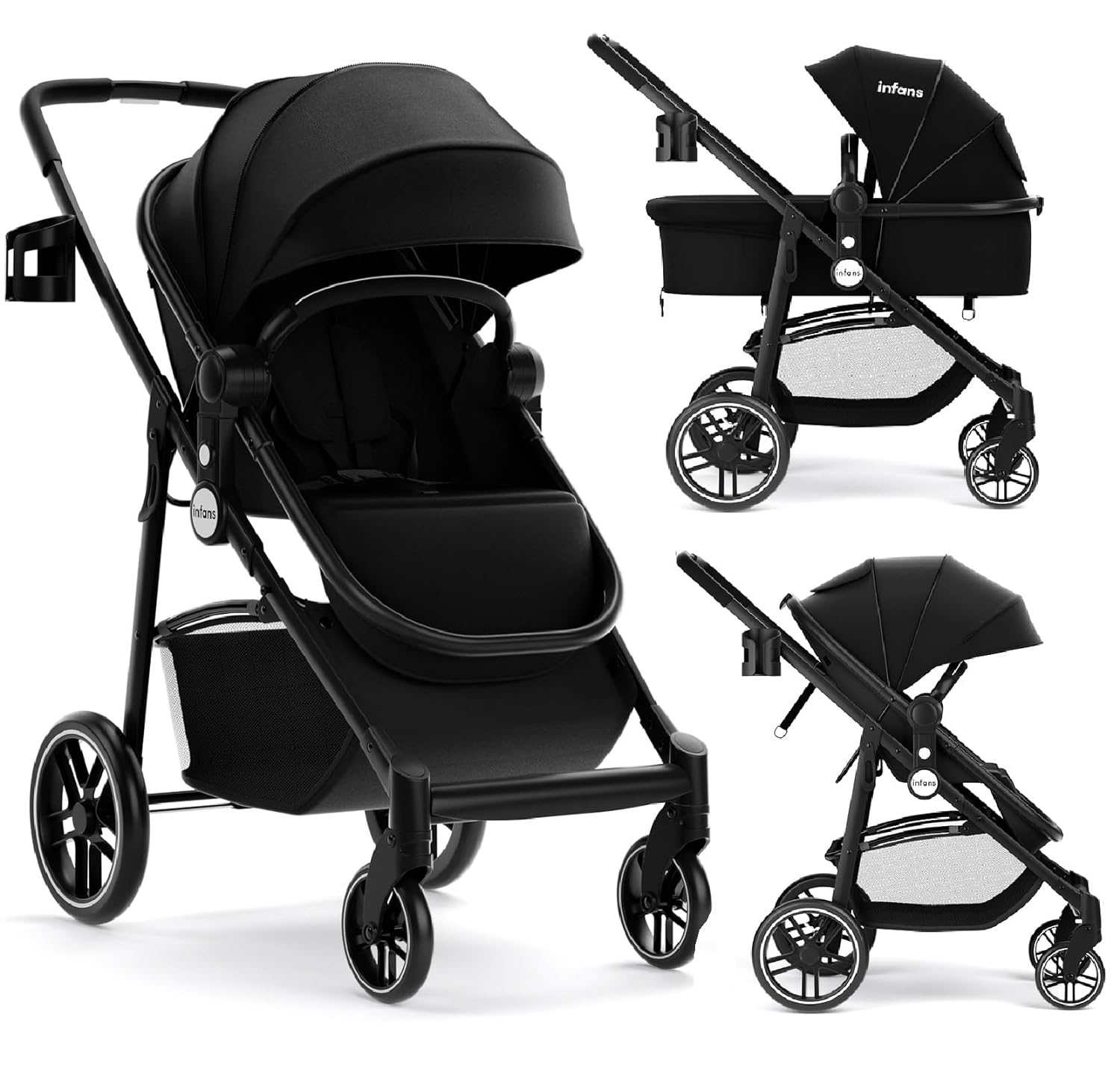 INFANS 2 in 1 Baby Stroller