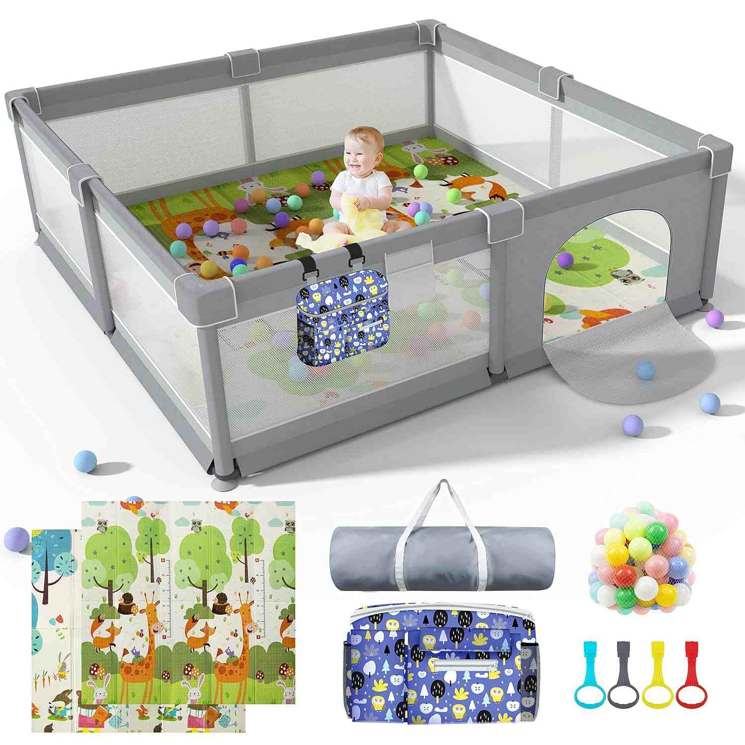 LUTIKIANG Baby Playpen