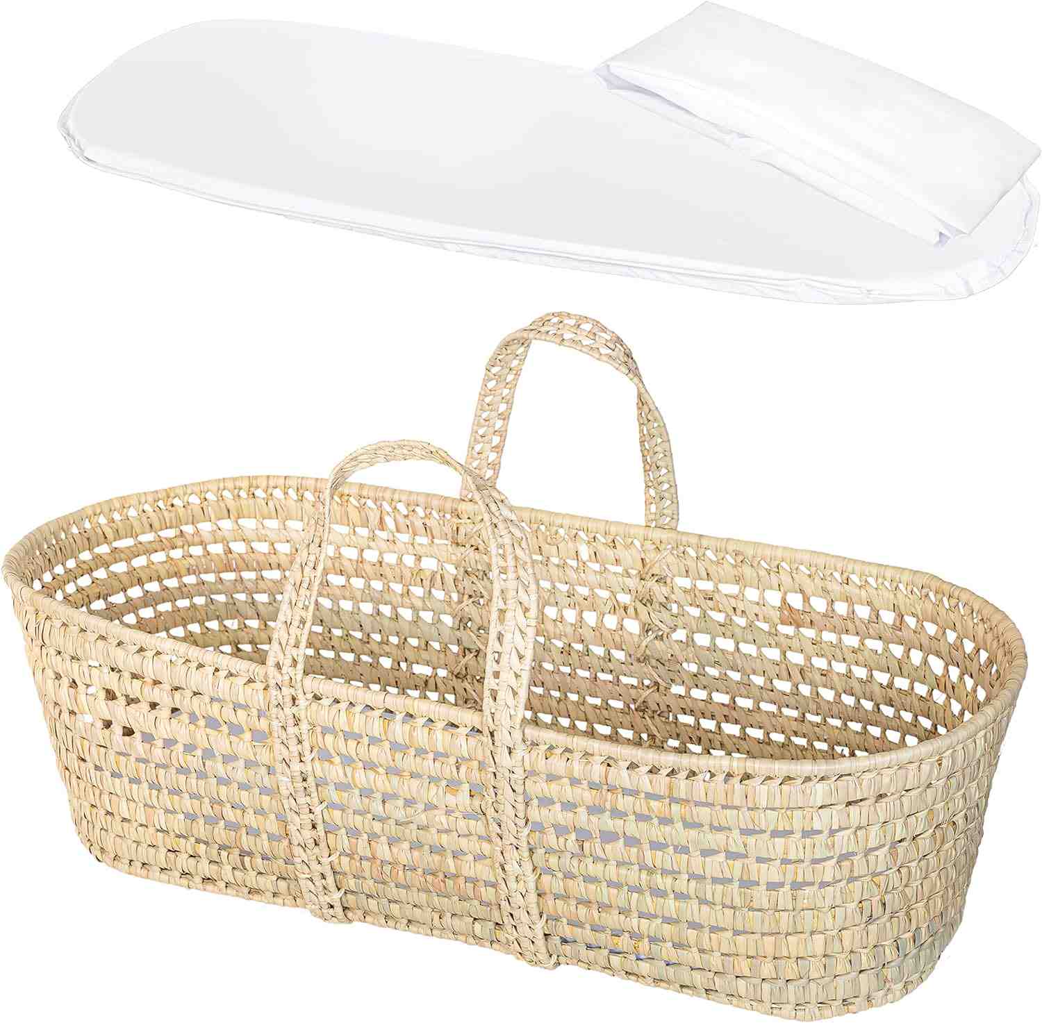 Lamlo Baby Wicker Moses Basket