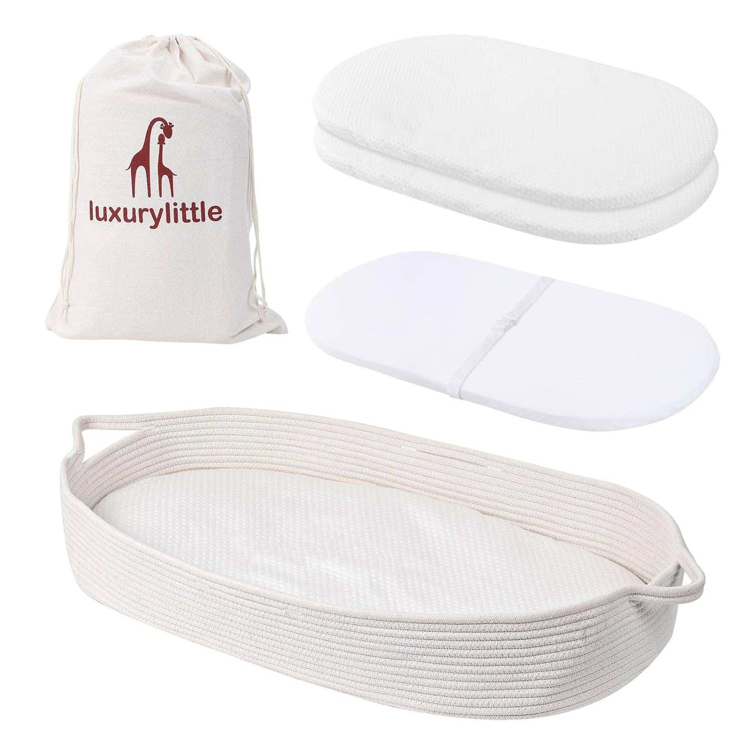Luxury Little Baby Changing Moses Basket