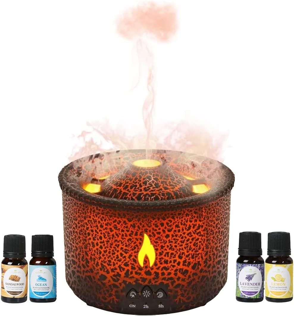 OLINLIFE Essential Oil Volcano Diffuser
