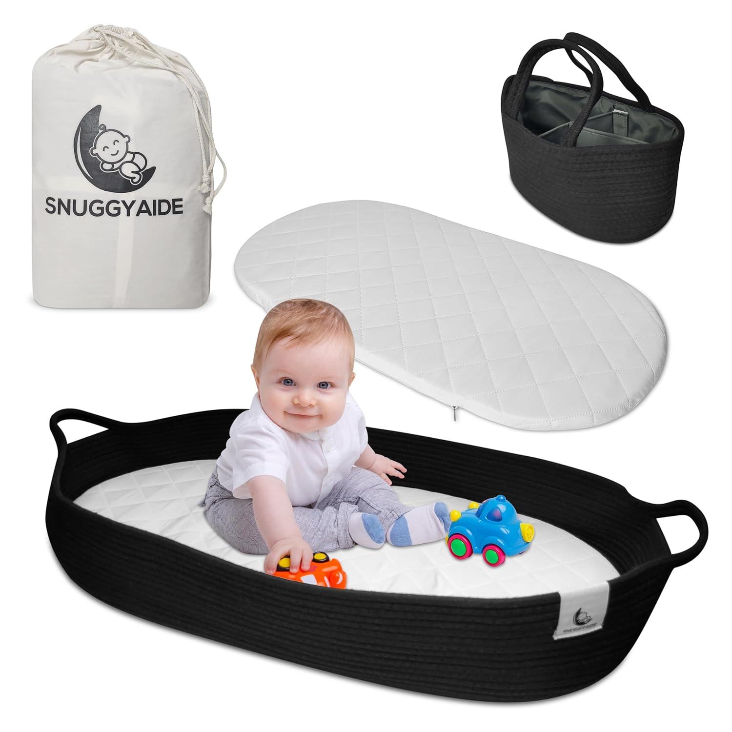 SNUGGYAIDE Baby Changing Basket