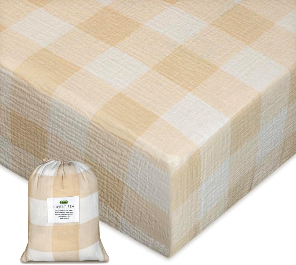 Sweet Pea Organic Crib Sheet
