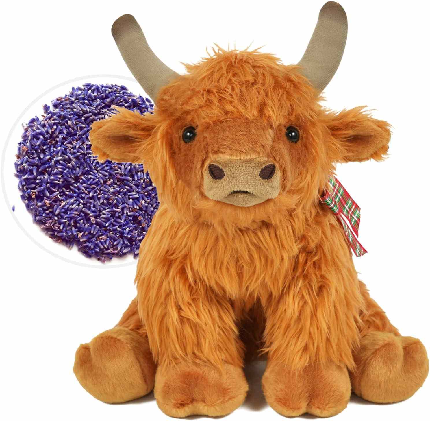 Tonpect Highland Cow Stuffed Animal