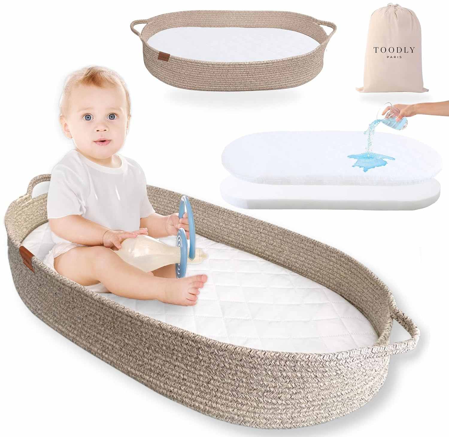 Toodly Baby Changing Basket
