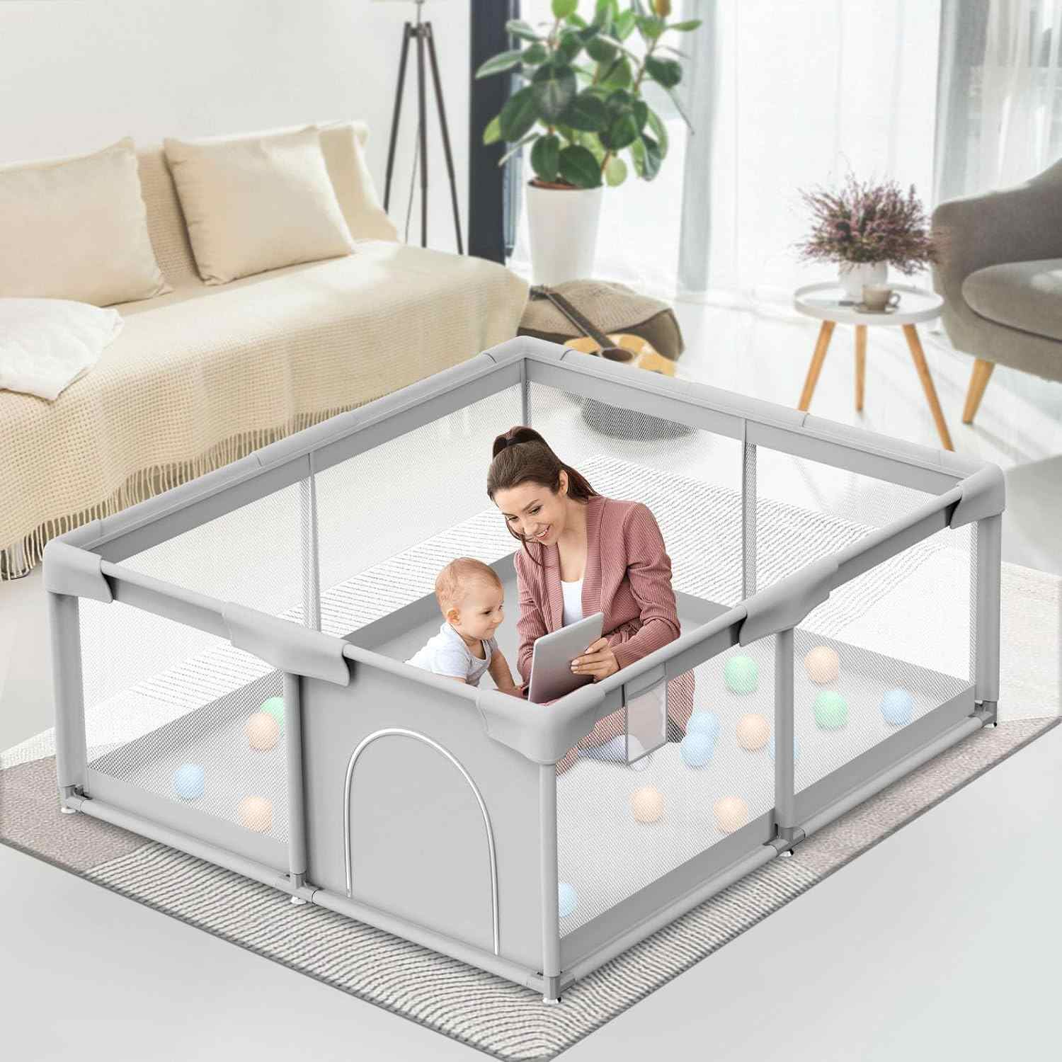 besuhot Baby Playpen