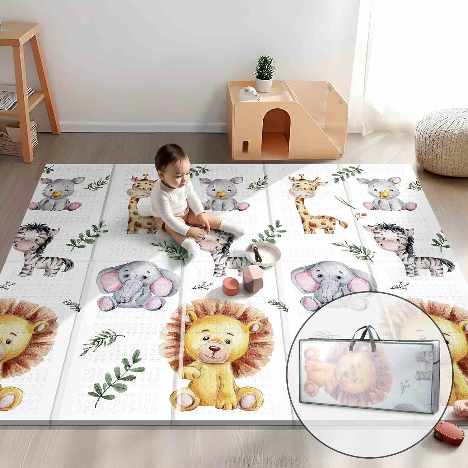 noonkty Foldable Baby Play Mat